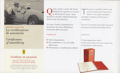 Ferrari Classiche - La Certificazione (2326/05)