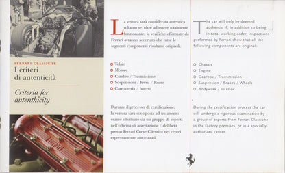 Ferrari Classiche - La Certificazione (2326/05)
