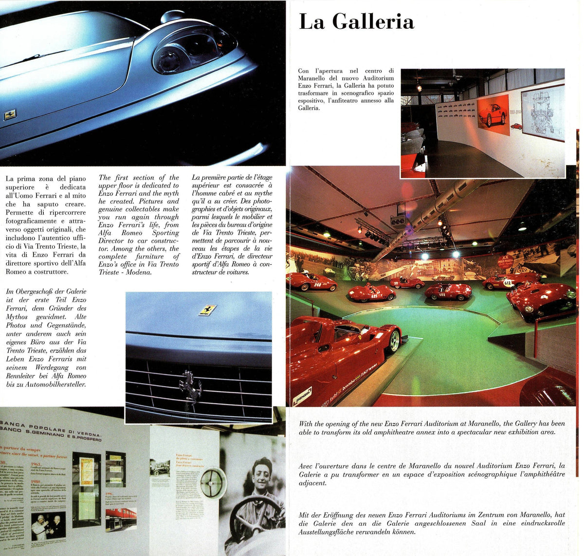 Galleria Ferrari 1999 Brochure/Pamphlet