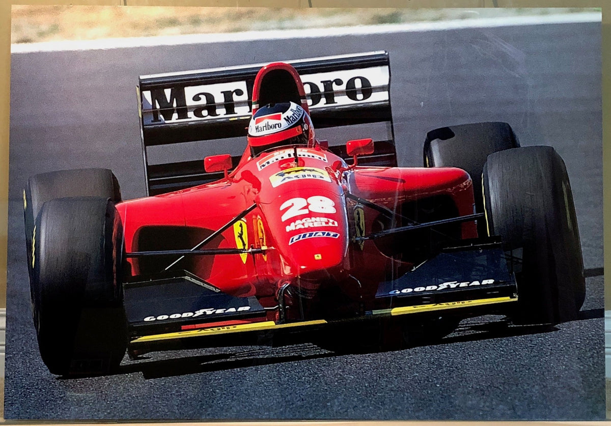 Ferrari F1 412 T1 1994 Gerhard Berger Official Poster