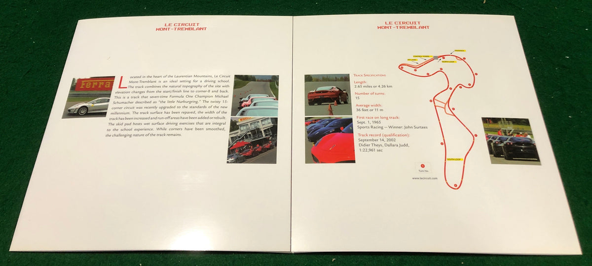 Ferrari Driving Experience 2007 Brochure