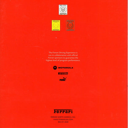 Ferrari Driving Experience 2007 Brochure