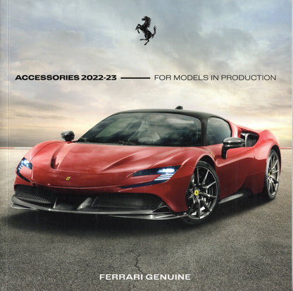 Ferrari Genuine Accessories - Models In Production Brochure 2022-23 (095998306)