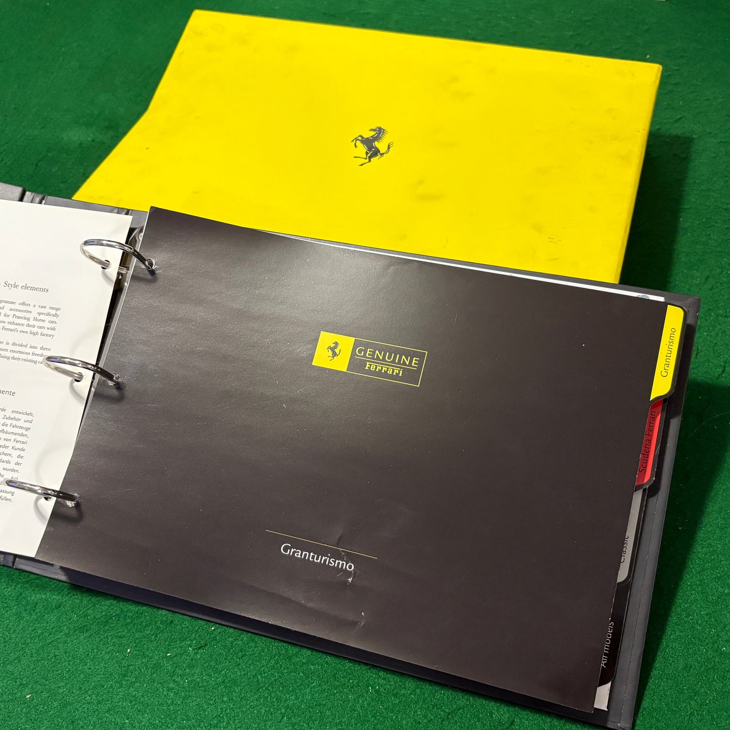 Ferrari Genuine Accessories Style Elements Collection Dealer Display 2007
