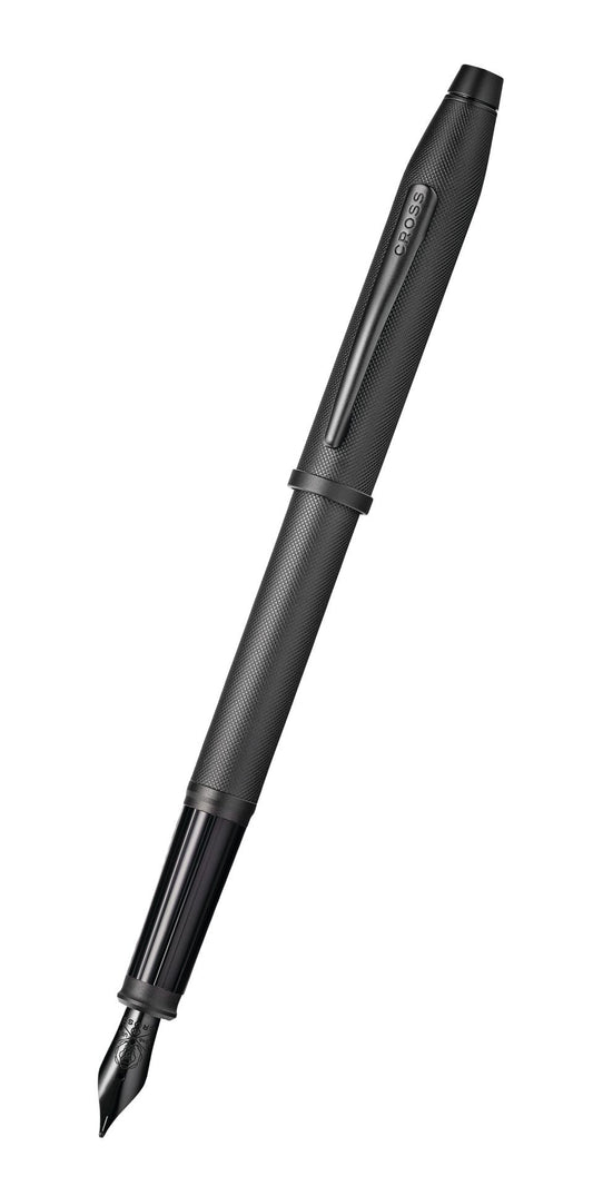 Century® II Black PVD Micro-knurl Fine Nib Fountain Pen