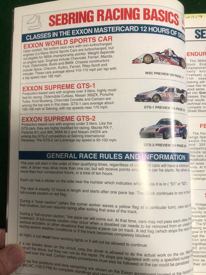 Sebring 12 Hours - 1995 Grand Prix Of Endurance Program