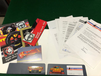 MOMO Corse - Derek Bell Cavallino Driving School Registration Package