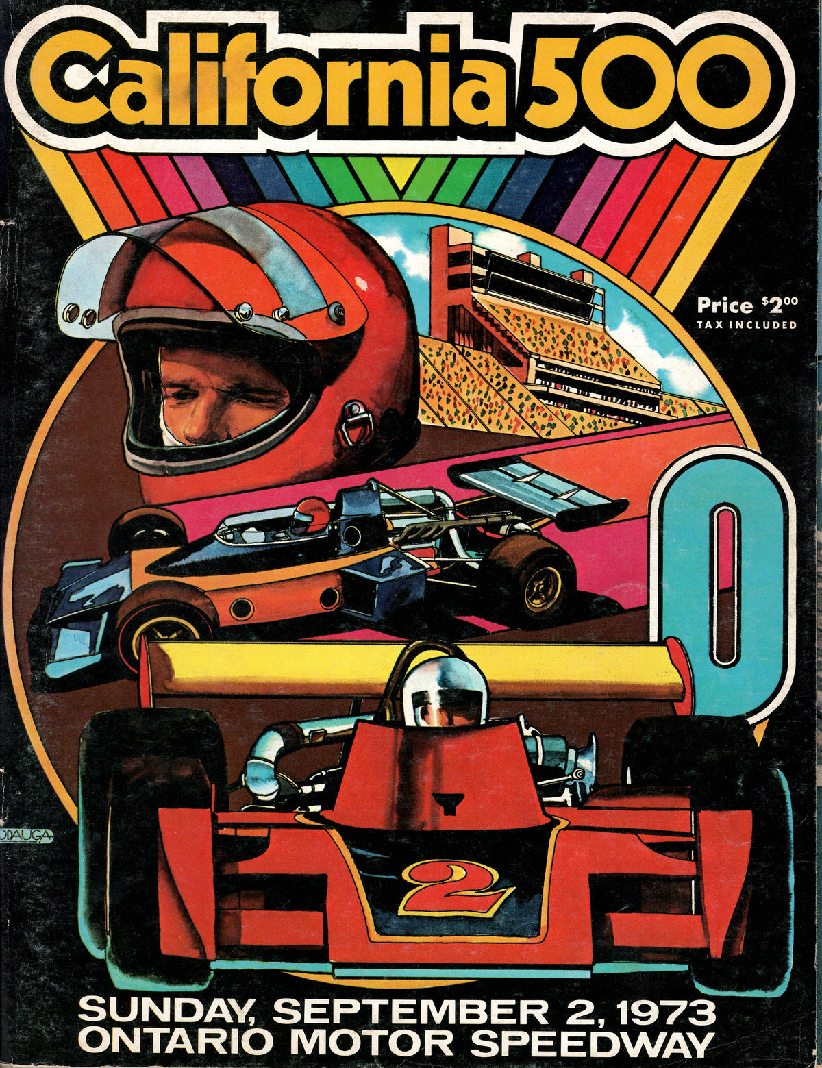 USAC California 500 1973 Program