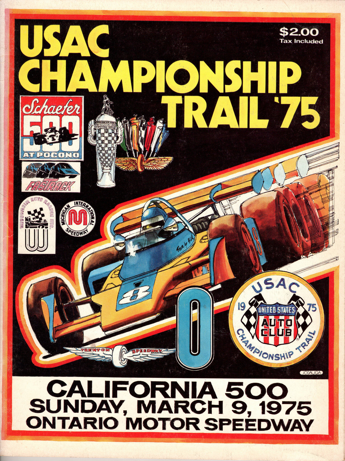 USAC California 500 1975 Program