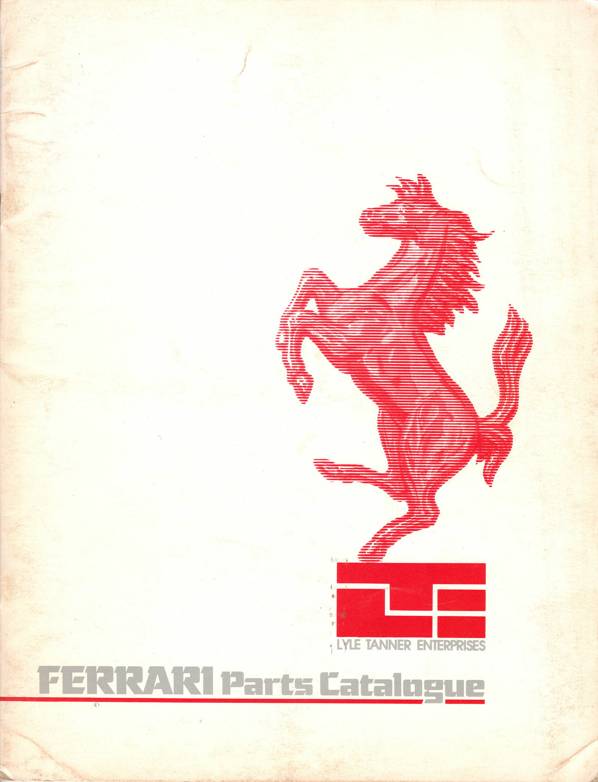 Ferrari Parts Catalog by Lyle Tanner (1982)