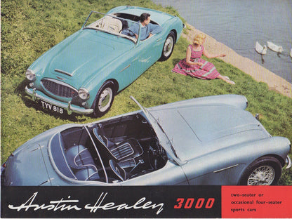Austin Healey 3000 Brochure 1960