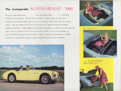 Austin Healey 3000 Brochure 1960