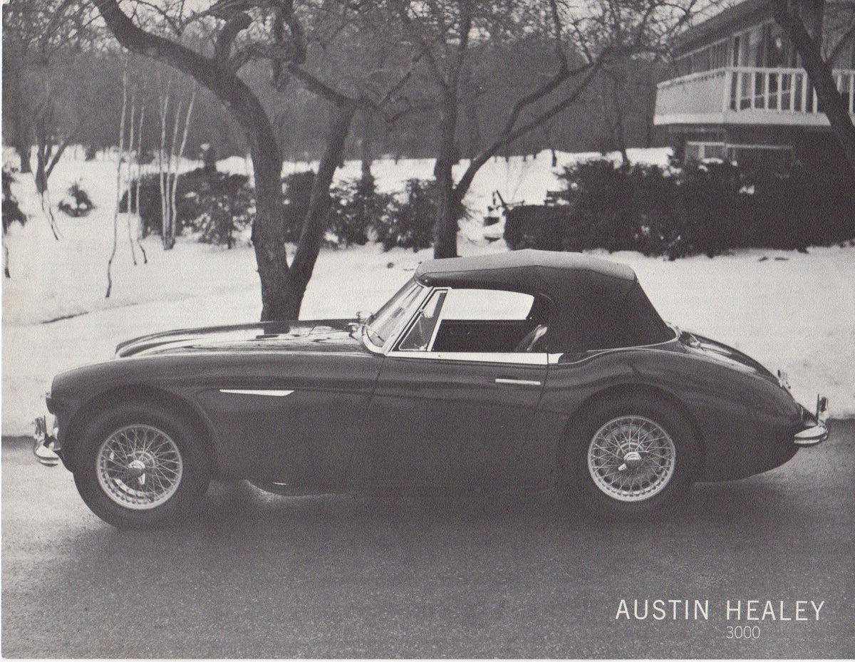 Austin Healey 3000 Brochure 1964