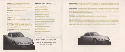 Ginetta G15 Brochure 1966