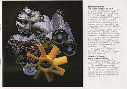 Jensen-Healey Brochure 1974