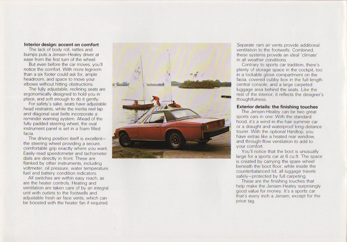 Jensen-Healey Brochure 1974