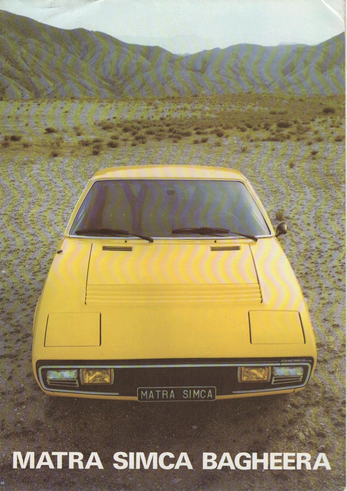 Matra Simca Bagheera Brochure 1973