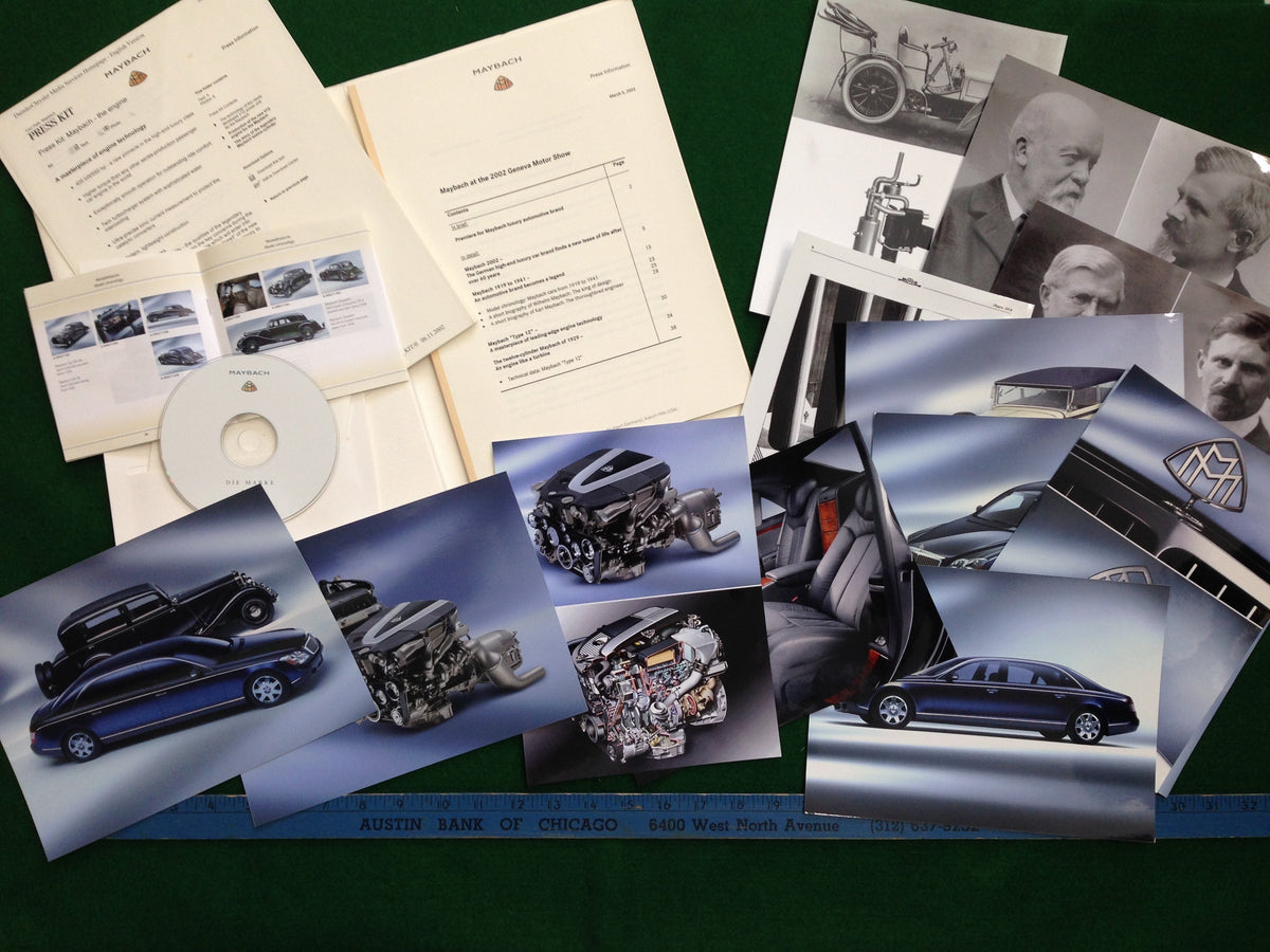 Maybach Press Kit 2002 Geneva