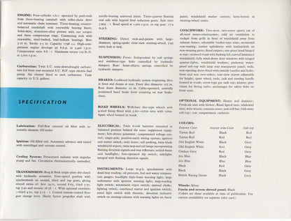 MG MGB 1800 Brochure 1963