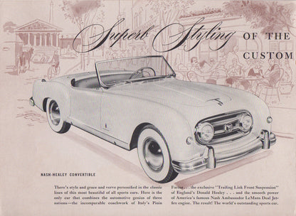 Nash Healey Brochure 1953