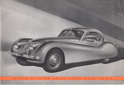 Jaguar XK 120 Brochure 1952