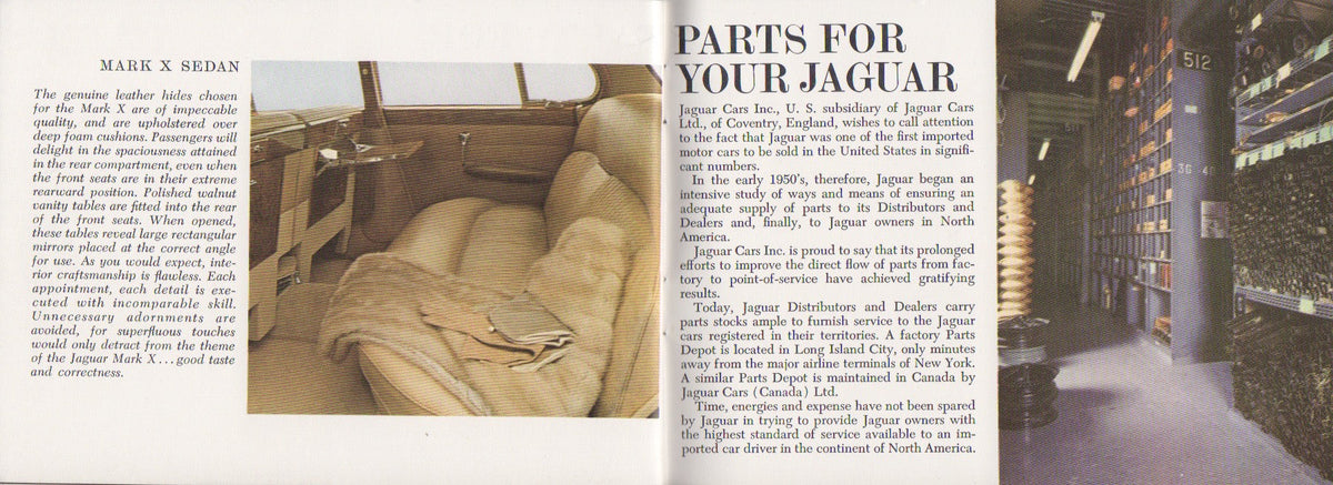Jaguar 1963 Model Year Line-up