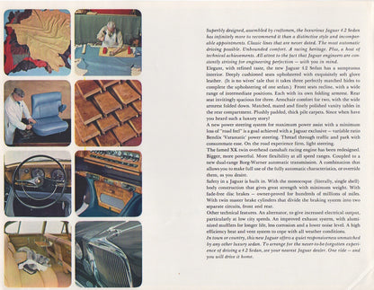 Jaguar 4.2 Sedan Brochure 1965
