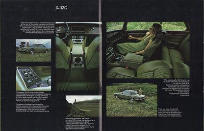 Jaguar V-12 E-Type - XJ12C - XJ12L - XJ6 Deluxe Brochure 1974