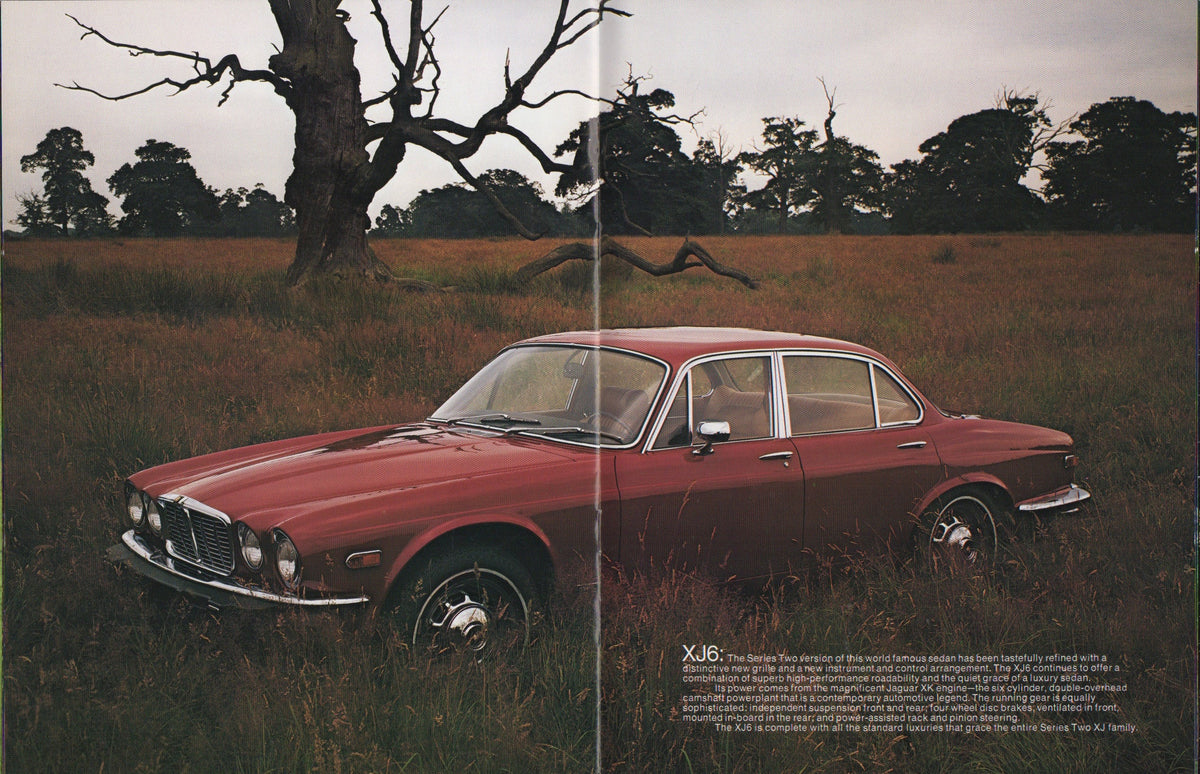 Jaguar V-12 E-Type - XJ12C - XJ12L - XJ6 Deluxe Brochure 1974