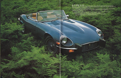 Jaguar V-12 E-Type - XJ12C - XJ12L - XJ6 Deluxe Brochure 1974
