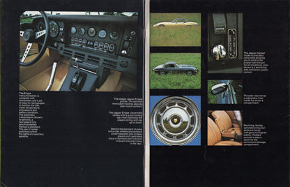 Jaguar V-12 E-Type - XJ12C - XJ12L - XJ6 Deluxe Brochure 1974